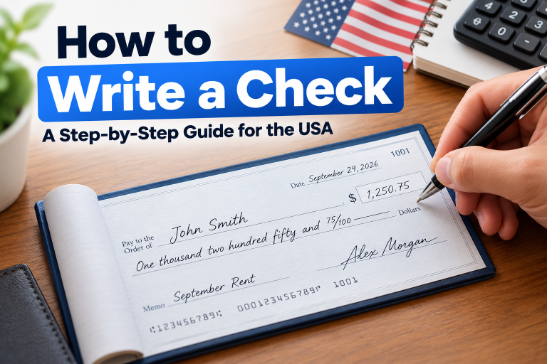 Read more about the article How to Write A Check: Fill Out A Check